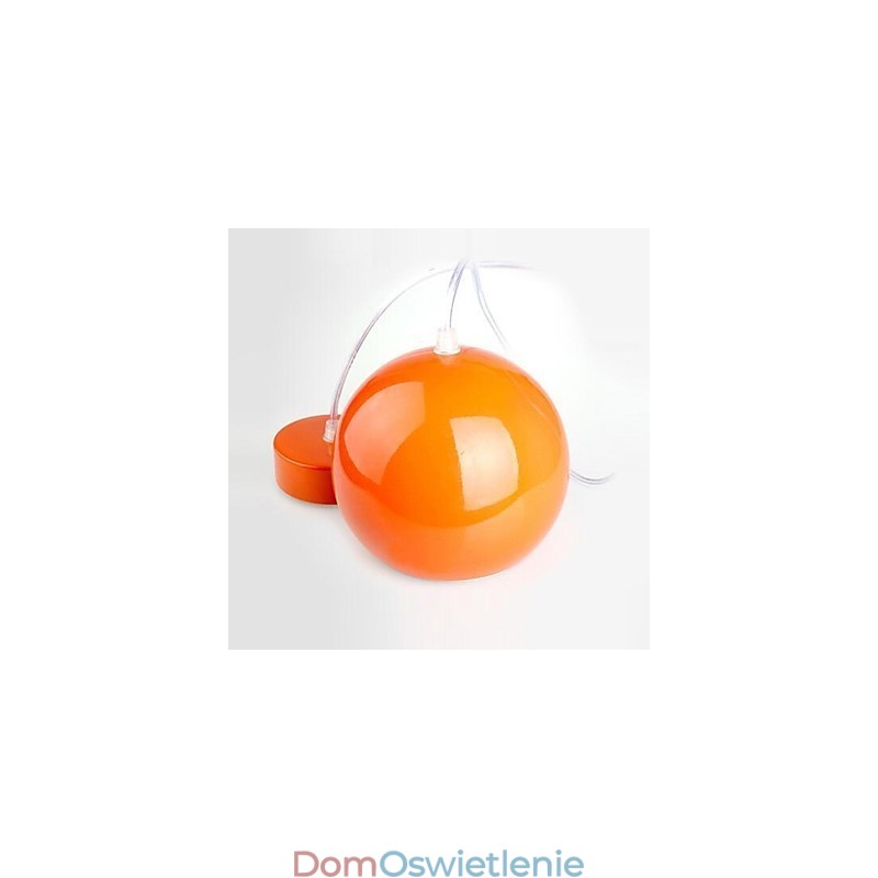 Nowoczesna współczesna lampa wisząca z metalowym globusem