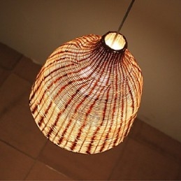 Styl wiejski Cany Art Kreatywne ręcznie robione przez Cane tworzy lampę Droplight