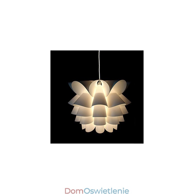 Nowoczesna i skrócona lampa wisząca Nordic Idea White Lotus Droplight