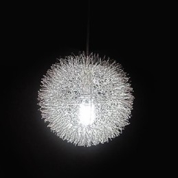Nowoczesna współczesna lampa wisząca z metalu Globe