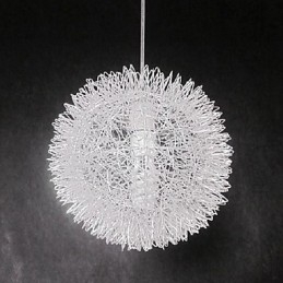 Nowoczesna współczesna lampa wisząca z metalu Globe