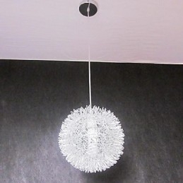 Nowoczesna współczesna lampa wisząca z metalu Globe