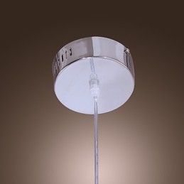 Nowoczesna współczesna lampa wisząca w stylu mini chrom