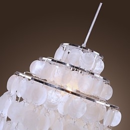 Nowoczesna współczesna lampa wisząca w stylu mini chrom