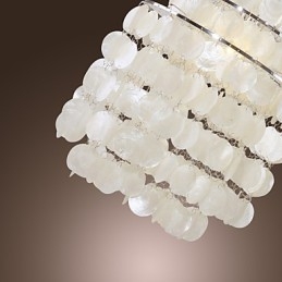 Nowoczesna współczesna lampa wisząca w stylu mini chrom