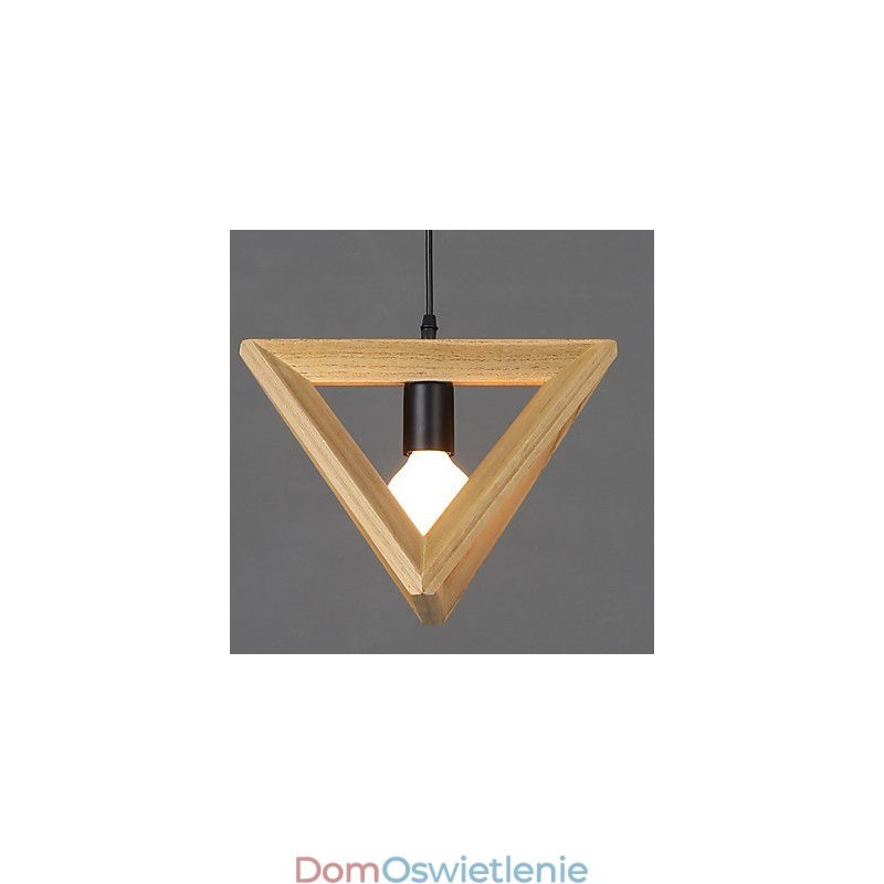 Nowoczesna drewniana lampa wisząca Prosta lampa wisząca Lampa wisząca Cafe