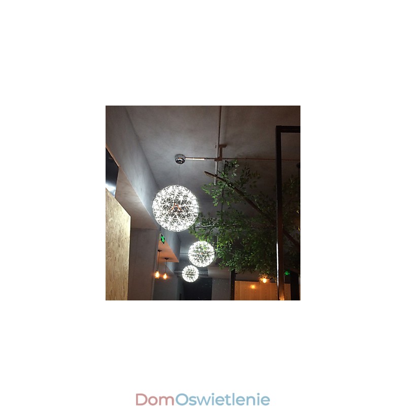 Nowoczesny żyrandol kreatywny okrągły lampa wisząca