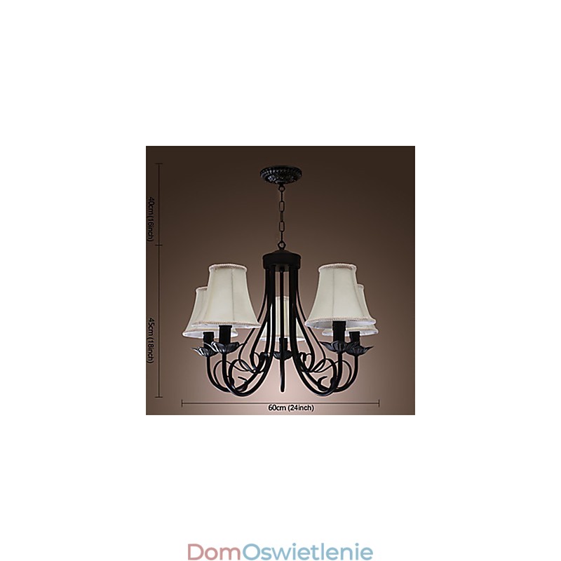 Tradycyjny klasyczny antyczny mosiężny żyrandol