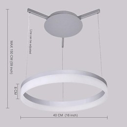 Nowoczesna Współczesna Inne Metalowa Lampa Wisząca