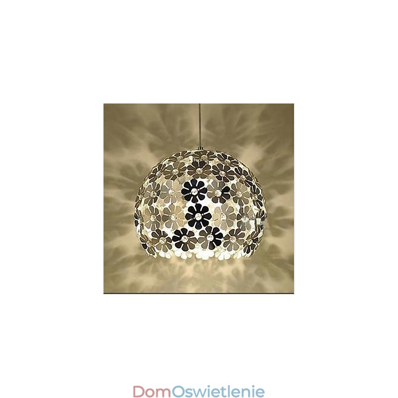 Nowoczesna kolorowa śliwkowa kula kwiatowa pojedyncza głowica kryształowa lampa wisząca