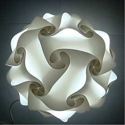DIY Nowoczesna lampa wisząca kula 25cm