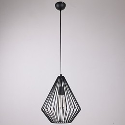 Miniaturowa lampa wisząca z diamentami 1 światło malowanie obróbka