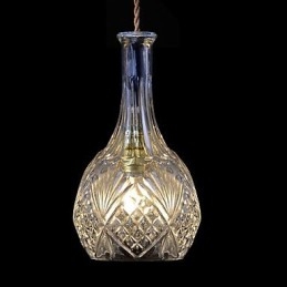 Nowoczesna współczesna lampa wisząca z kryształu i metalu