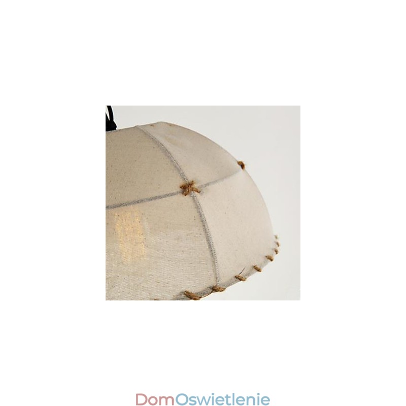 Krótki Vogue Lights Półkolisty żyrandol z konopnej liny