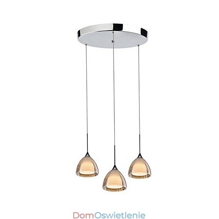 3 światła Dwuwarstwowa lampa wisząca na wyspę Szkło pęknięte Chrom polerowany 3 światła Dwuwarstwowa lampa wisząca na wyspę Szkło pęknięte Chrom polerowany