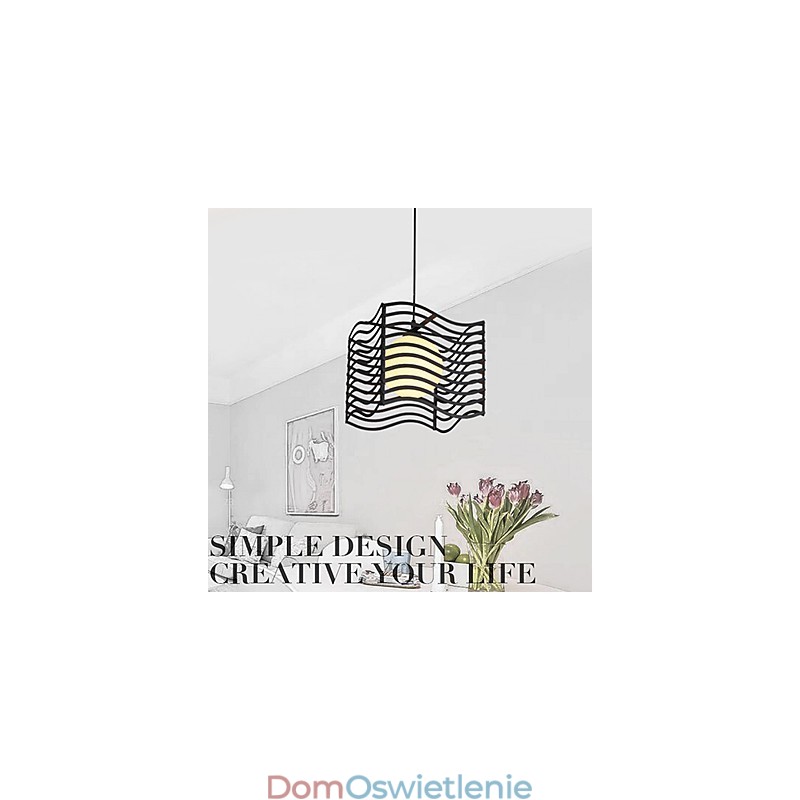 Nowoczesna współczesna metalowa lampa wisząca