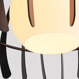 Nowoczesna współczesna metalowa lampa wisząca