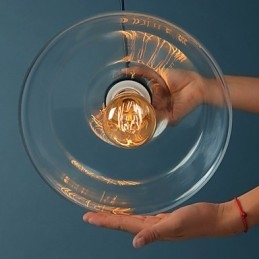 Nowoczesna szklana lampa wisząca Proste lampy wiszące Lampa wisząca Cafe