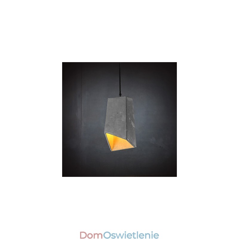 Nowoczesna i skrócona lampa wisząca retro z cementu