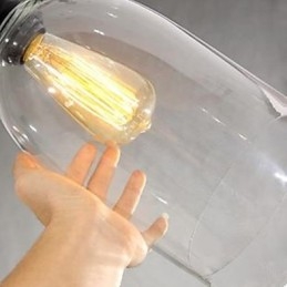 Zakontraktowany amerykański duży zegar kryształowy w stylu country Droplight przywracający starożytne sposoby