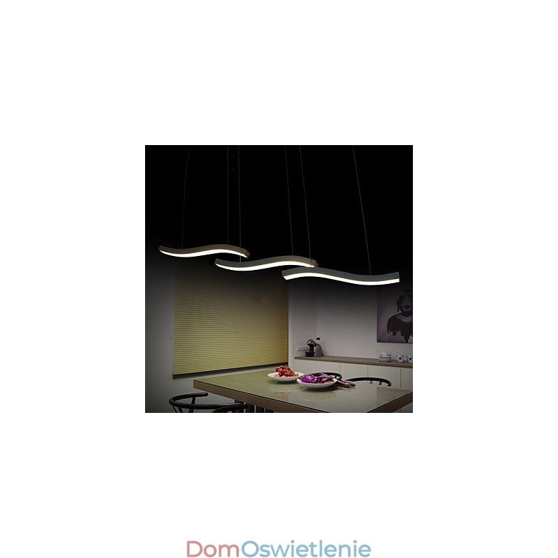 Falista konstrukcja Modna prosta akrylowa lampa wisząca
