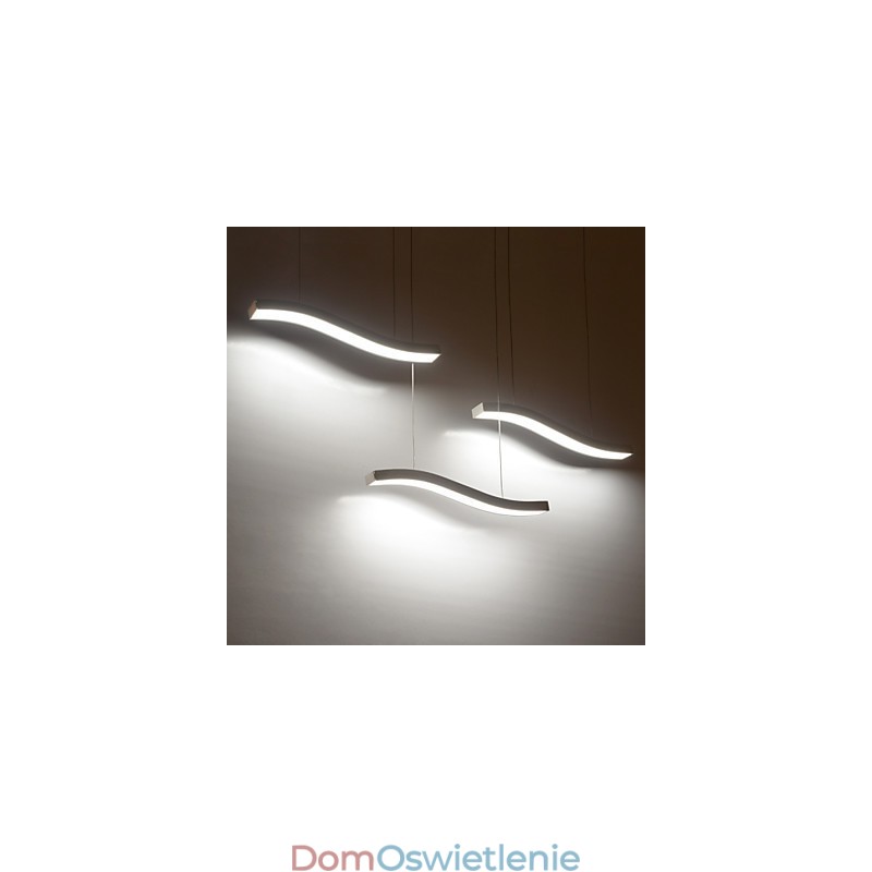 Falista konstrukcja Modna prosta akrylowa lampa wisząca