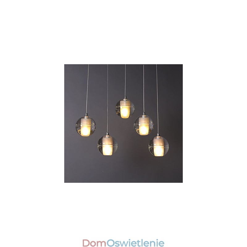 1 Światło Kryształowe Szkło Kamień Wisząca Lampa Cafe Wisząca Lampa Dekoracyjna Wisząca Oświetlenie