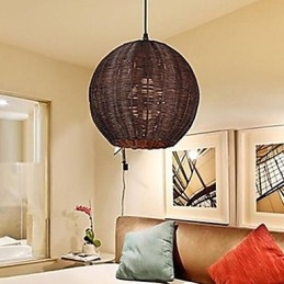 Nowoczesna współczesna latarnia Country Globe Metalowa lampa wisząca