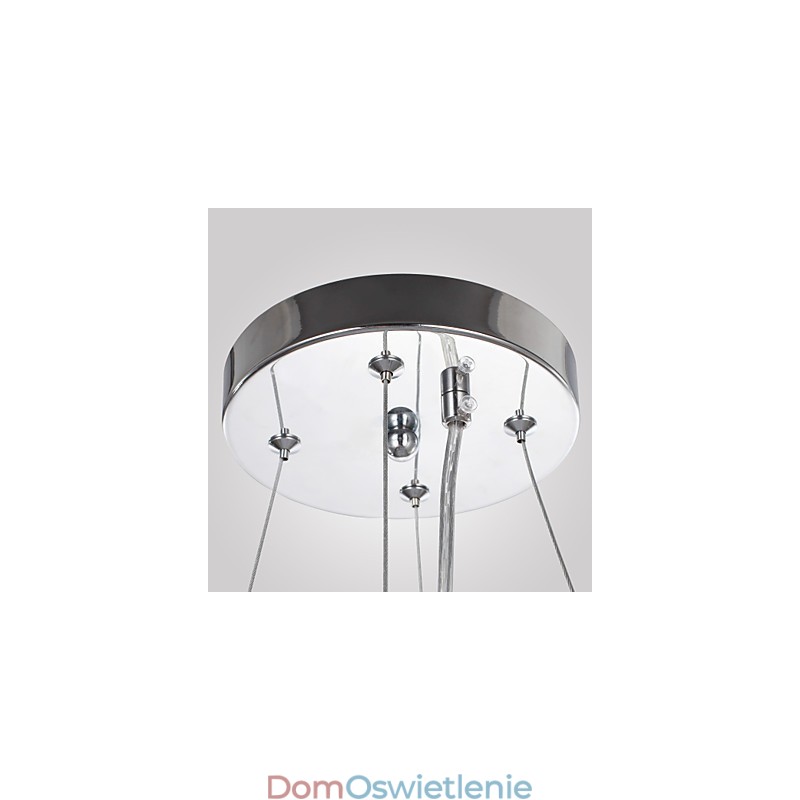 Tradycyjny klasyczny kryształowy chromowany metalowy żyrandol