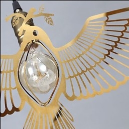 Retro Papercut Art Bird Plating