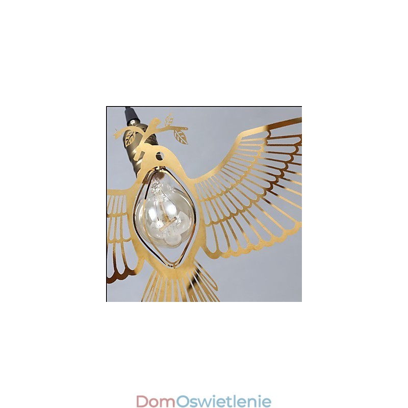 Retro Papercut Art Bird Plating