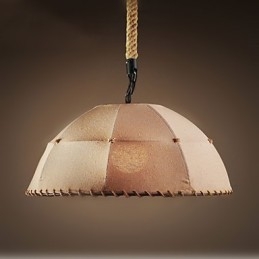 Kontraktowa lampa wisząca Nordic Vintage Linens Hemp Rope American Country Droplight