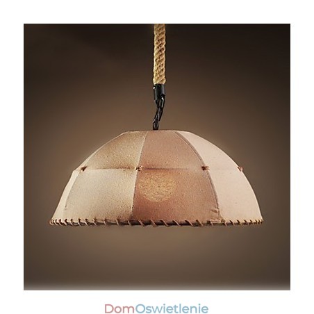 Kontraktowa lampa wisząca Nordic Vintage Linens Hemp Rope American Country Droplight