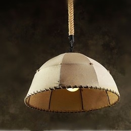 Kontraktowa lampa wisząca Nordic Vintage Linens Hemp Rope American Country Droplight
