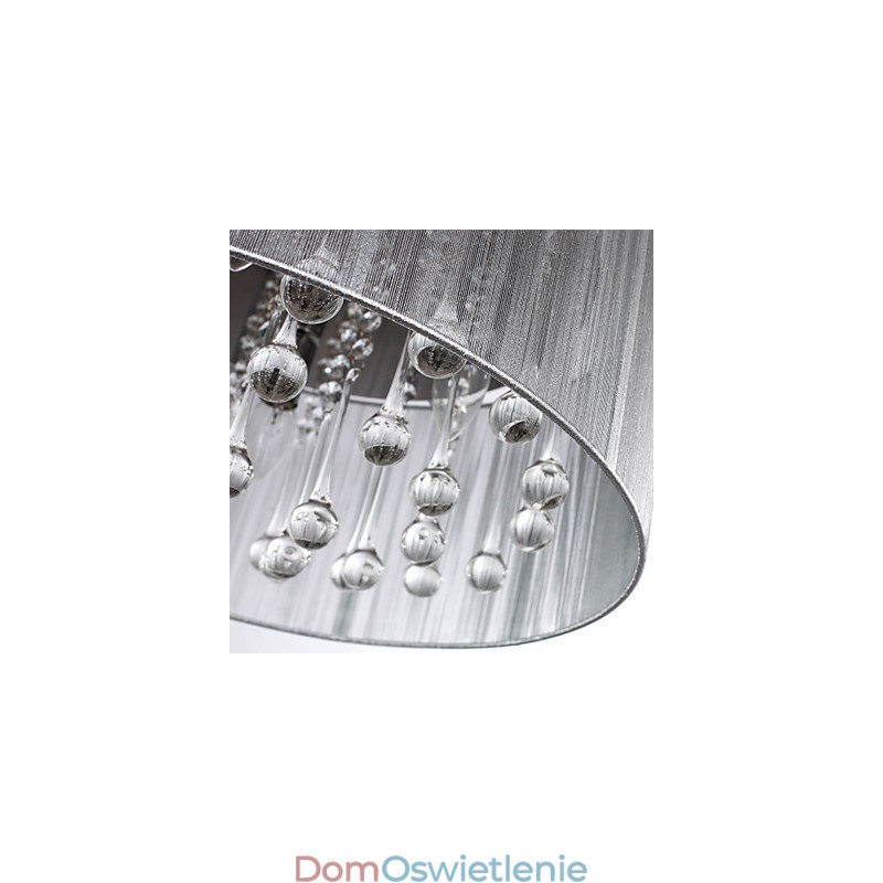 Tradycyjny klasyczny kryształowy chromowany metalowy żyrandol