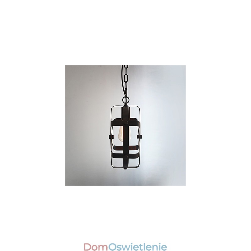 Styl Vintage Industrial Okrągła Lampa Wisząca Loft Wyposażenie Domu Dekoracyjny Żyrandol