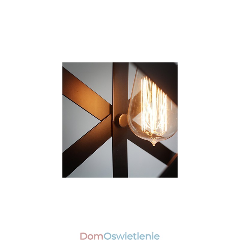 Styl Vintage Industrial Okrągła Lampa Wisząca Loft Wyposażenie Domu Dekoracyjny Żyrandol