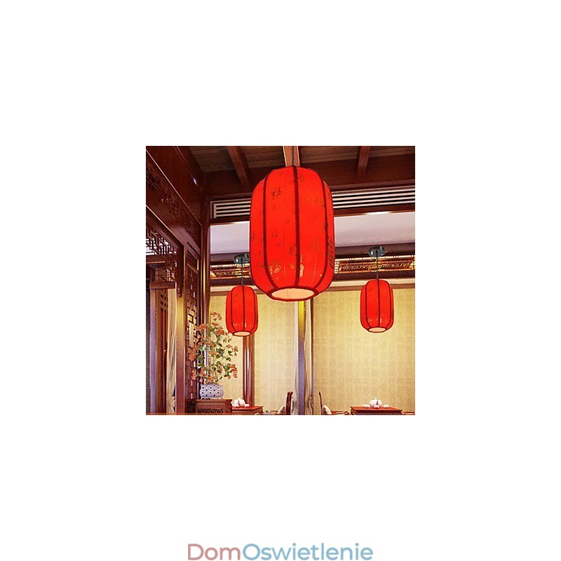 Archaizuj owczą czerwoną latarnię na werandę lampa droplight
