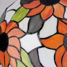 Europejskie wiejskie kreatywne sztuki witraż żyrandol przywracający starożytne sposoby lampa światło