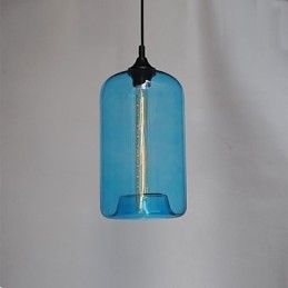 Lampa wisząca Bottle Design 1 z przezroczystym kloszem