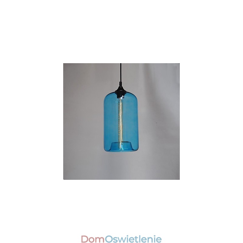 Lampa wisząca Bottle Design 1 z przezroczystym kloszem