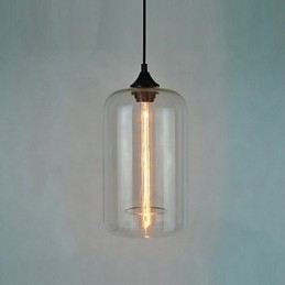 Lampa wisząca Bottle Design 1 z przezroczystym kloszem