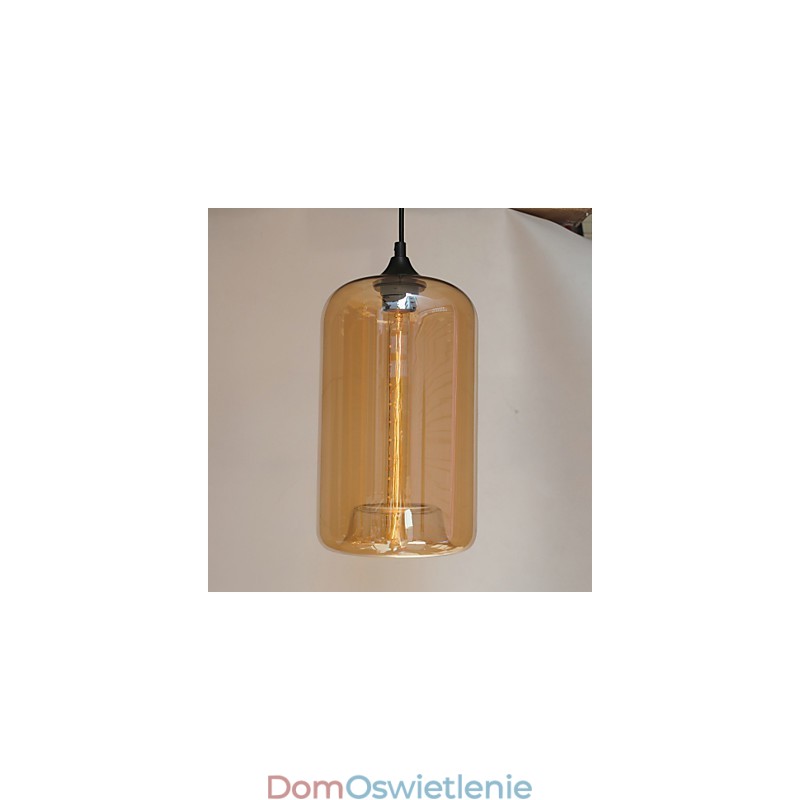 Lampa wisząca Bottle Design 1 z przezroczystym kloszem