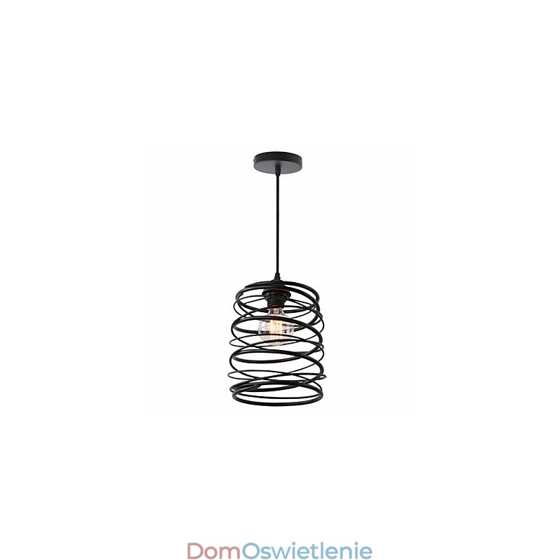 Rustykalny domek retro wiejski styl mini malowanie metalowa lampa wisząca garaż