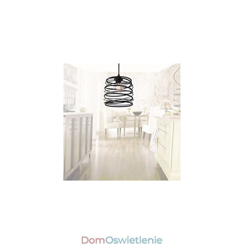 Rustykalny domek retro wiejski styl mini malowanie metalowa lampa wisząca garaż