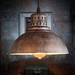 Retro Mini Styl Malowanie Metalowa Lampa Wisząca Na Zewnątrz