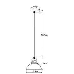 Retro Mini Styl Malowanie Metalowa Lampa Wisząca Na Zewnątrz
