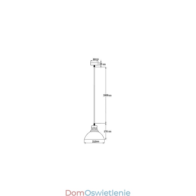Retro Mini Styl Malowanie Metalowa Lampa Wisząca Na Zewnątrz