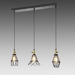 Tradycyjna klasyczna lampa wisząca w stylu vintage retro country