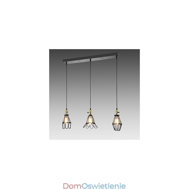 Tradycyjna klasyczna lampa wisząca w stylu vintage retro country